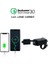 Chembo Motosiklet Çift USB Şarj Cihazı Qc 3.0 Cep Telefonu Şarj Cihazı Hızlı Şarj Cihazı 12-24V Evrensel Anahtarlı () (Yurt Dışından) 1