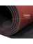Çizgi Tasarımlı 5mm Ekstra Kaydırmaz Doğal Kauçuk Yoga Matı Pilates Mat 185 X 68 cm Bordo 3