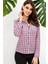 Kadın Geometrik Uzun Kol Gömlek 1