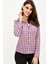 Kadın Geometrik Uzun Kol Gömlek 4