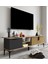 Tarz Raflı 180 cm Metal Kulp Tv Ünitesi (Sepet - Antrasit) DUBLIN002 2