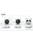 CMR22 Panda 360° 1080P Ip Güvenlik Kamerası Gece Görüşlü LED Işıklı Alarmlı Ip Wifi Kamerası 4