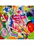 %100 İpek Fular Bandana | 55x55 cm | Kandinsky Watercolor Paintings 4