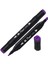 Twin Çift Uçlu Marker Kalemi P81 Deep Violet 1