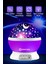 Star Master Küre Renkli Yıldızlı Gökyüzü Projeksiyon Gece Lambası Mor 1