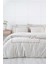 Lavin Çift Kişilik Nevresim Takımı %100 Organik Pamuk Saten Nakışlı Bej-Gold 200X220 cm 1