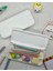 Sert Kapaklı Beyaz Kalem Kutu / Çanta / Pencil Box / Düzenleyici 3