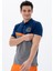 Erkek Baskılı Regular Fit % 95 Pamuklu %5 Likralı Polo Yaka T-Shirt Y25374303701 5