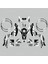 Ktm Duke 125 Petronas Desing Sticker Set Siyah-Beyaz (2011-16) 1