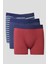 ALTINYILDIZ CLASSICS Erkek Lacivert-bordo 3'lü Pamuklu Esnek Boxer Paketi 2