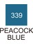 Kurecolor KC3000 Twin S Marker Kalem 339 Peacock Blue 3