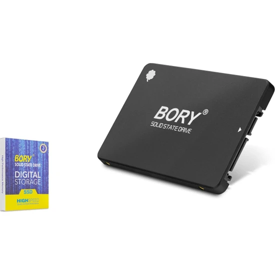 Nb Bory 256 GB Sata3 R500-C256G SSD 550/500 Mbs (3 Yıl Garantılı)