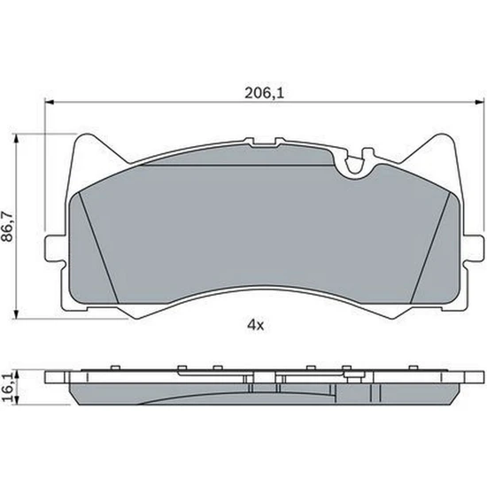 Bosch Fren Balatasi On Mercedes Amg Gt C190 R190 W205 S205 A205 C205 W213 S213