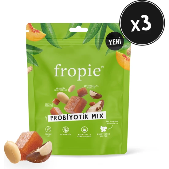 Fropie Karışık Kuruyemiş - Probiyotik Mix 75 gr x 3 Adet