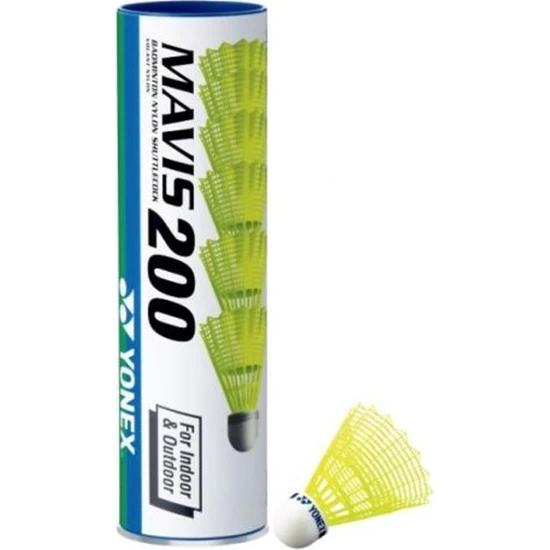 Yonex Mavis 200 Dış Mekan Iç Mekan Badminton Topu 3'lü