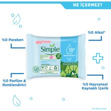 Simple Kind To Skin Micellar Yüz Temizleme Mendili Hassas Ciltler İçin 20 Adet