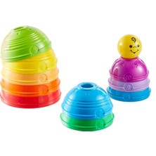 Mrjgavh Fisher-Price Numaralı Kaplar Iç Içe Geçebilir 10 Renkli Kap 5 Adet Topa Dönüşür W4472 (Yurt Dışından)