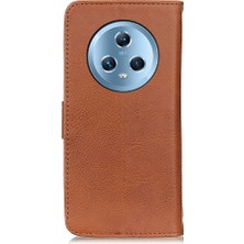 Zsunsky Shop Zsunsky Shop- Honor Magic5 Için Sığır Derisi Dokulu Telefon Kılıfı (Yurt Dışından)