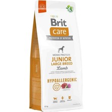 Brit Care Hipoallerjenik Mono Protein Kuzu Etli Büyük Irk Yavru Köpek Maması 12 kg