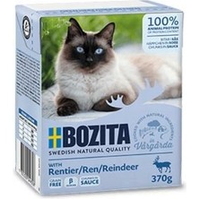 Bozita Tahılsız Ren Geyikli Yetişkin Kedi Konserve Maması 370 gr