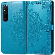 Zsunsky Shop Zsunsky Shop- Sony Xperia 1 Iv Için Mandala Deri Kılıf (Yurt Dışından)