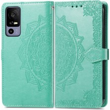 Zsunsky Shop Zsunsky Shop- Tcl 40R Için Mandala Deri Kılıf (Yurt Dışından)