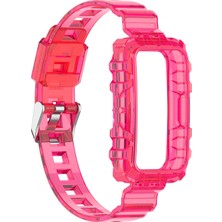 Zsunsky Shop Honor Band 6 Için Tek Parça Silikon Şeffaf Saat Kayışı (Yurt Dışından)