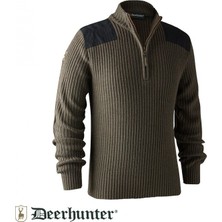 Deerhunter Rogaland Yarım Fermuarlı Kahve Kazak 2x