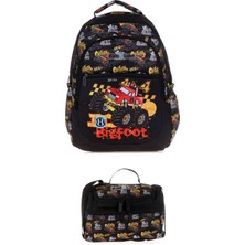 Kaukko Kids&love 2 Li Set Fast Monster Truck Sırt Çantası ve Beslenme Çantası
