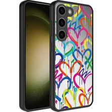 Kilifone - Galaxy S23 - Kılıf Aynalı Desenli Kamera Korumalı Parlak Mirror Kapak