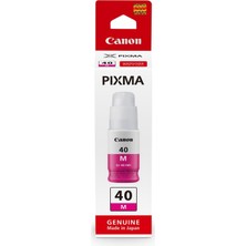 Toner Türk Canon GI-40M 3401C001 / Pixma G5040 / Pixma G6040 Orjinal Kırmızı Mürekkep