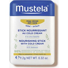 Mustela Avokado Özlü Gentle Shampoo 500 ml + Mustela Vitamin Barrier 1.2.3 Pişik Kremi 50 ml + Mustela Nourishing Stick With Cold Cream 9,2 gr