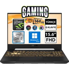 Asus Tuf Gaming F15 FX507ZC4-HN008W I7-12700H 16GB 512SSD RTX3050 15.6" Fullhd W11H Taşınabilir Bilgisayar