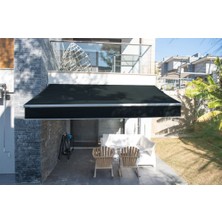 Tentecim Pergola Gölgelendirme Mafsallıtente  300×250CM Antrasit gri