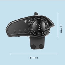 Airstorr BT35 Intercom Motor Kurye Kask Kulaklık Bluetooth Motosiklet Kulaklık Bluetooth