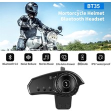 Airstorr BT35 Intercom Motor Kurye Kask Kulaklık Bluetooth Motosiklet Kulaklık Bluetooth