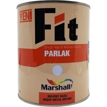 Fit Marshall Fit Parlak Ahşap& Metal Sentetik Yağlı Boya 0,75 Lt Siyah