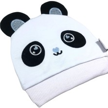 Cramerr Baby Pamuklu Panda Nakıslı Bebek Bere