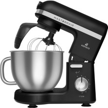 Karaca Mastermaid Chef Pro Çift Kollu Stand Mikser Matte Black Silver 1750 W