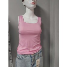 Emjey Pembe Kalın Askılı Tulum Atlet