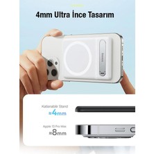 Baseus 0.4mm Ultra Ince Iphone 12, 13, 14 Serisi Için Magsafeli Telefon Tutucu, Ayarlanabilir Stand