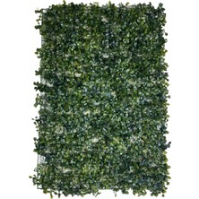 Cihan Çiçekçilik 40x60 cm Yeşil Dikey Bahçe Yapay Çiçek Duvar Kaplama Panel Premium Tasarım Aksesuar