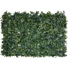 Cihan Çiçekçilik 10'lu Yapay Çiçek Duvar Kaplama Panel Şimşir Tabaka 40X60 cm