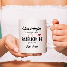 Hediyesepeti Hediye Sepeti Hemşire Anneye Hediye Isme Özel Esprili Kupa Bardak