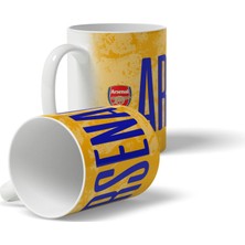Offside Arsenal Takımı Sarı Baskılı Kupa Bardak
