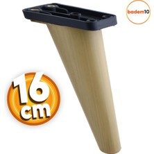 Badem10 Regnum Lüks 16 Cm Kahverengi Mobilya Kanepe Berjer Komidin Komodin Tv Ünitesi Koltuk Ayağı Ayakları