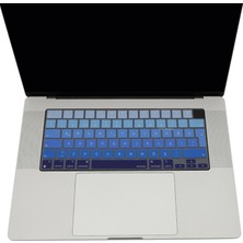 McStorey Macbook Air Pro Klavye Kılıfı Türkçe Q Baskı M1-M2-M3 A2681 A2941 A2442 A2779 A2485 A2780 A2992 A2991 A2918 Ombre