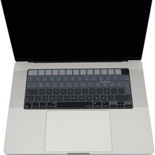 McStorey Macbook Air Pro Klavye Kılıfı Türkçe Q Baskı M1-M2-M3 A2681 A2941 A2442 A2779 A2485 A2780 A2992 A2991 A2918 Ombre