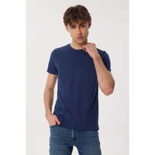 Lee Cooper Wıllıam Erkek O Yaka T-Shirt Lacivert