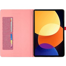 Zsykd Huawei Matepad Pro 11 2022 Kırmızı Şarap Için Kumaş Doku Tablet Kılıfı (Yurt Dışından)